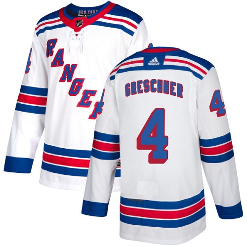 New York Rangers #4 Ron Greschner White Away Authentic Stitched Jersey Men's cheap jerseys for sale - CheapJerseys.Shop