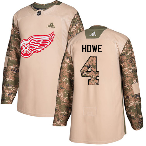Detroit Red Wings #4 Gordie Howe Camo Authentic 2017 Veterans Day Stitched Jersey Men's cheap jerseys for sale - CheapJerseys.Shop