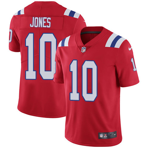 Patriots #10 Mac Jones Red Alternate Youth Stitched Vapor Untouchable Limited Jersey cheap jerseys for sale - CheapJerseys.Shop