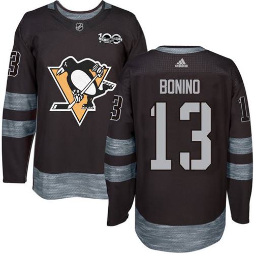 Pittsburgh Penguins #13 Nick Bonino Black 1917-2017 100th Anniversary Stitched Jersey Men's cheap jerseys for sale - CheapJerseys.Shop