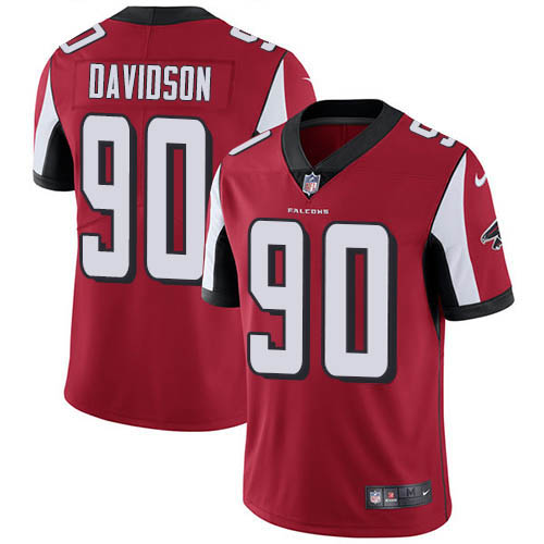 Atlanta Falcons #90 Marlon Davidson Red Team Color Men's Stitched Vapor Untouchable Limited Jersey Men's cheap jerseys for sale - CheapJerseys.Shop