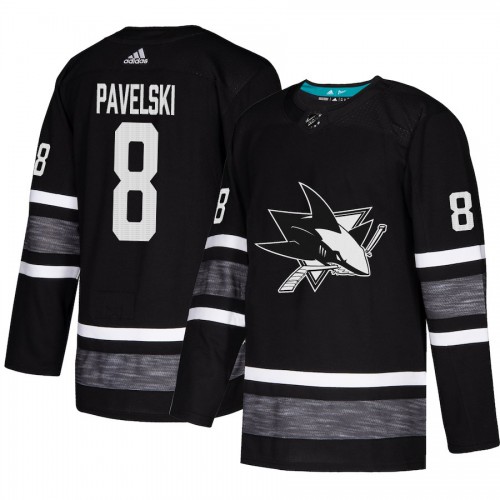 San Jose Sharks #8 Joe Pavelski Black Authentic 2019 All-Star Stitched Jersey Men's cheap jerseys for sale - CheapJerseys.Shop