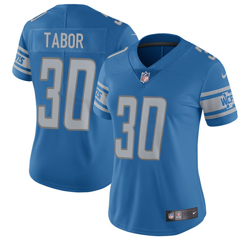 Detroit Lions #30 Teez Tabor Light Blue Team Color Women's Stitched Vapor Untouchable Limited Jersey Womens cheap jerseys for sale - CheapJerseys.Shop