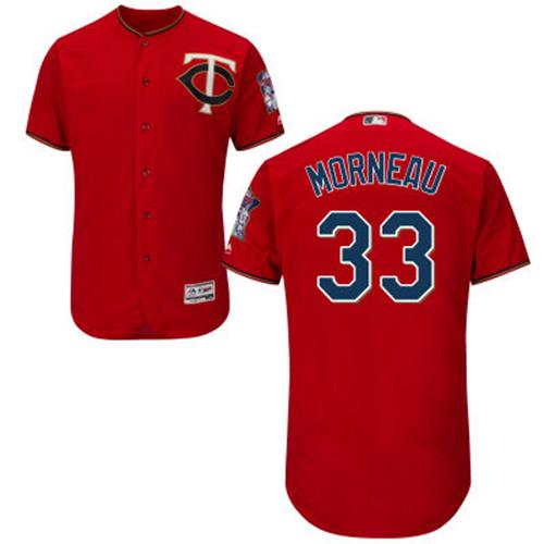 Minnesota Twins #33 Justin Morneau Red Flexbase Authentic Collection Stitched Jersey Men's cheap jerseys for sale - CheapJerseys.Shop