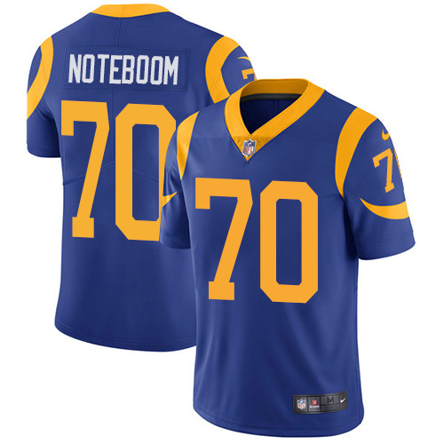 Los Angeles Rams #70 Joseph Noteboom Royal Blue Alternate Men's Stitched Vapor Untouchable Limited Jersey Men's cheap jerseys for sale - CheapJerseys.Shop