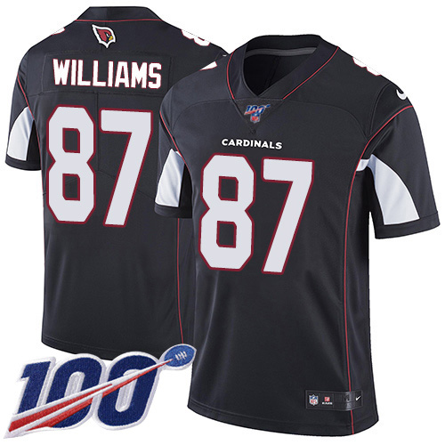 Arizona Cardinals #87 Maxx Williams Black Alternate Men's Stitched 100th Season Vapor Limited Jersey Men's cheap jerseys for sale - CheapJerseys.Shop