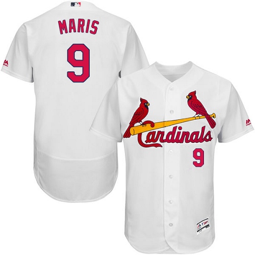St.Louis Cardinals #9 Roger Maris White Flexbase Authentic Collection Stitched Jersey Men's cheap jerseys for sale - CheapJerseys.Shop