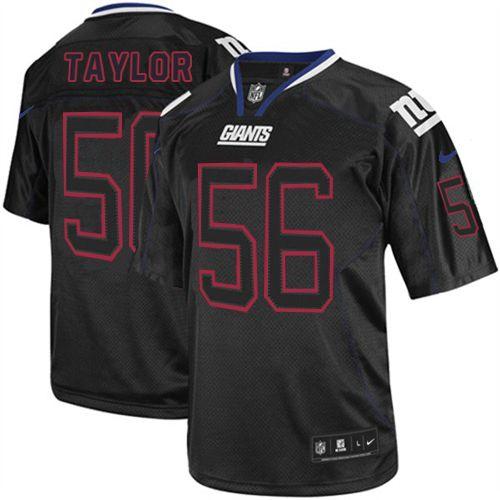 Giants #56 Lawrence Taylor Lights Out Black Men's Stitched Elite Jersey cheap jerseys for sale - CheapJerseys.Shop