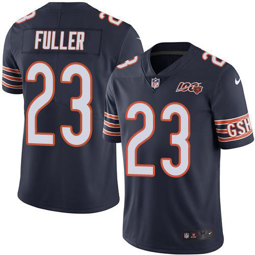 Chicago Bears #23 Kyle Fuller Navy Blue Team Color Men's 100th Season Stitched Vapor Untouchable Limited Jersey Men's cheap jerseys for sale - CheapJerseys.Shop