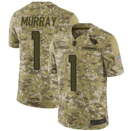 Cardinals #1 Kyler Murray Camo Men's Stitched Limited 2018 Salute To Service Jersey cheap jerseys for sale - CheapJerseys.Shop
