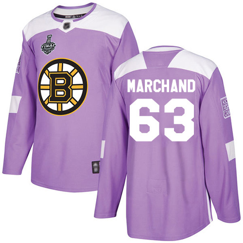 Boston Bruins #63 Brad Marchand Purple Authentic Fights Cancer Stanley Cup Final Bound Stitched Jersey Men's cheap jerseys for sale - CheapJerseys.Shop