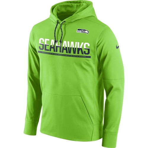 Men's Seattle Seahawks Sideline Circuit Green Pullover Hoodie cheap jerseys for sale - CheapJerseys.Shop