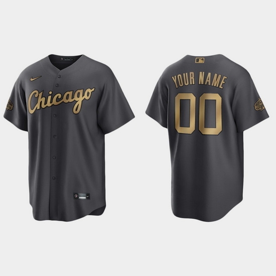Men Women Youth Custom Chicago White Sox 2022 All Star Game Charcoal Replica Jersey cheap jerseys for sale - CheapJerseys.Shop