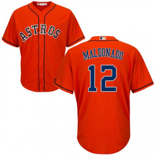 Houston Astros #12 Martin Maldonado Orange New Cool Base Stitched Jersey Men's cheap jerseys for sale - CheapJerseys.Shop