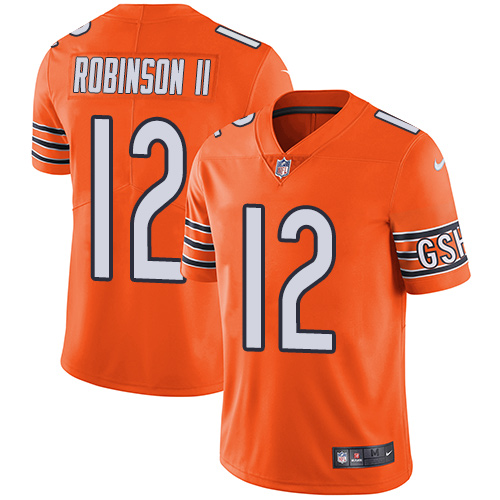 Chicago Bears #12 Allen Robinson II Orange Youth Stitched Limited Rush Jersey Youth cheap jerseys for sale - CheapJerseys.Shop