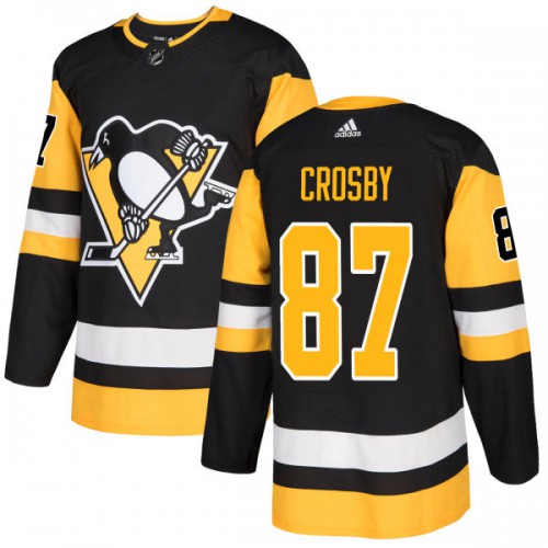 Pittsburgh Penguins #87 Sidney Crosby Black Home Authentic Stitched Jersey Men's cheap jerseys for sale - CheapJerseys.Shop