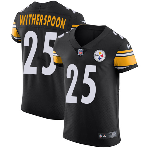 Steelers #25 Ahkello Witherspoon Black Team Color Men's Stitched Vapor Untouchable Elite Jersey cheap jerseys for sale - CheapJerseys.Shop