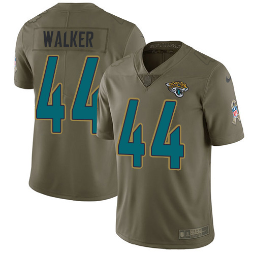 Jaguars #44 Travon Walker Olive Youth Stitched Limited 2017 Salute To Service Jersey cheap jerseys for sale - CheapJerseys.Shop