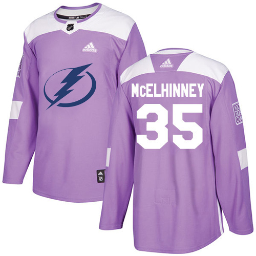 Tampa Bay Lightning #35 Curtis McElhinney Purple Authentic Fights Cancer Youth Stitched Jersey Youth cheap jerseys for sale - CheapJerseys.Shop