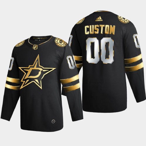 Dallas Stars Custom Men's Black Golden Edition Limited Stitched Jersey cheap jerseys for sale - CheapJerseys.Shop