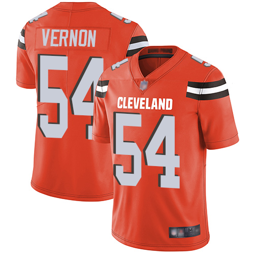Cleveland Browns #54 Olivier Vernon Orange Alternate Youth Stitched Vapor Untouchable Limited Jersey Youth cheap jerseys for sale - CheapJerseys.Shop