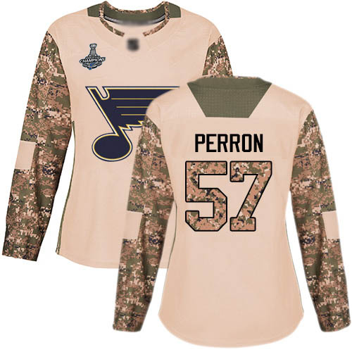 St. Louis Blues #57 David Perron Camo Authentic 2017 Veterans Day Stanley Cup Champions Women's Stitched Jersey Womens cheap jerseys for sale - CheapJerseys.Shop