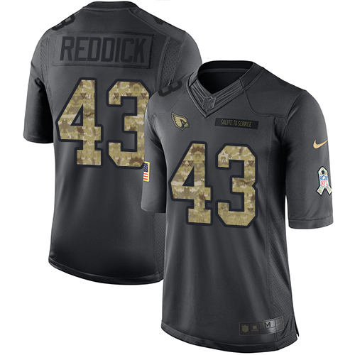 Arizona Cardinals #43 Haason Reddick Black Youth Stitched Limited 2016 Salute to Service Jersey Youth cheap jerseys for sale - CheapJerseys.Shop