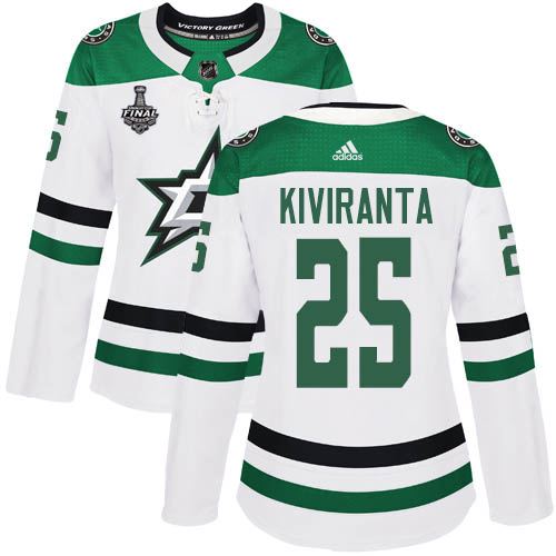 Dallas Stars #25 Joel Kiviranta White Road Authentic Women's 2020 Stanley Cup Final Stitched Jersey Womens cheap jerseys for sale - CheapJerseys.Shop