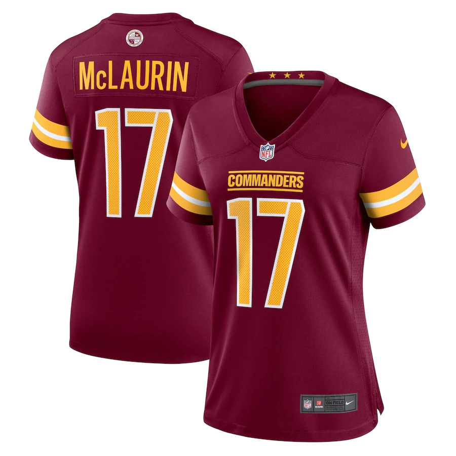 Washington Commanders #17 Terry McLaurin Burgundy Women's Game Jersey cheap jerseys for sale - CheapJerseys.Shop
