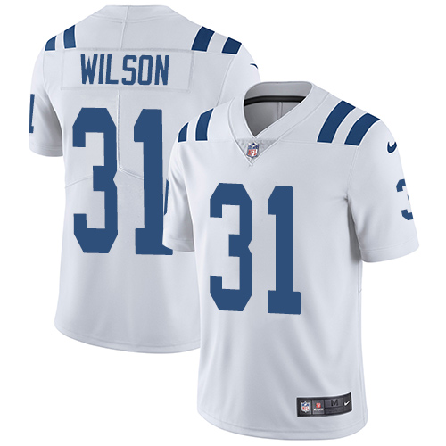 Indianapolis Colts #31 Quincy Wilson White Men's Stitched Vapor Untouchable Limited Jersey Men's cheap jerseys for sale - CheapJerseys.Shop
