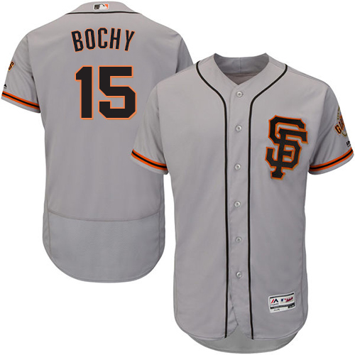 San Francisco Giants #15 Bruce Bochy Grey Flexbase Authentic Collection Road 2 Stitched Jersey Men's cheap jerseys for sale - CheapJerseys.Shop