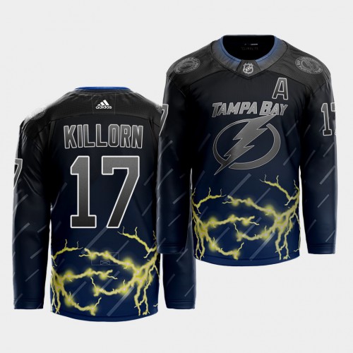Tampa Bay Lightning #17 Alex Killorn 2021 City Concept Stitched Jersey - Black Men's cheap jerseys for sale - CheapJerseys.Shop