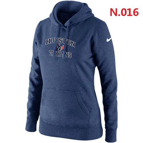 Women's Houston Texans Heart & Soul Pullover Hoodie Dark Blue cheap jerseys for sale - CheapJerseys.Shop