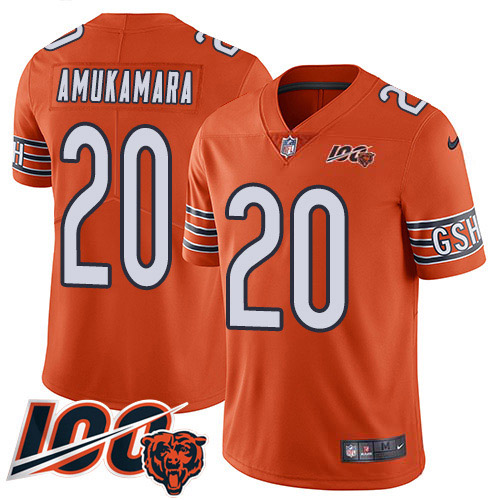 Chicago Bears #20 Prince Amukamara Orange Youth 100th Season Stitched Limited Rush Jersey Youth cheap jerseys for sale - CheapJerseys.Shop