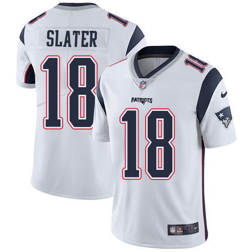 Patriots #18 Matt Slater White Men's Stitched Vapor Untouchable Limited Jersey cheap jerseys for sale - CheapJerseys.Shop