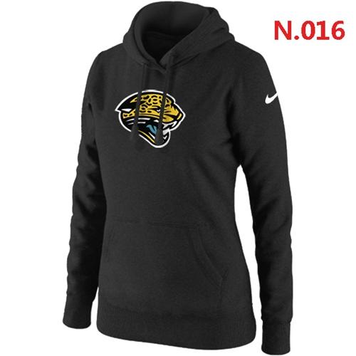 Women's Jacksonville Jaguars Logo Pullover Hoodie Black cheap jerseys for sale - CheapJerseys.Shop