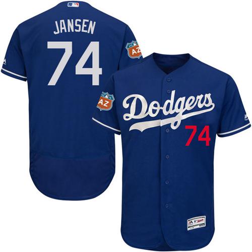 Los Angeles Dodgers #74 Kenley Jansen Blue Flexbase Authentic Collection Stitched Jersey Men's cheap jerseys for sale - CheapJerseys.Shop