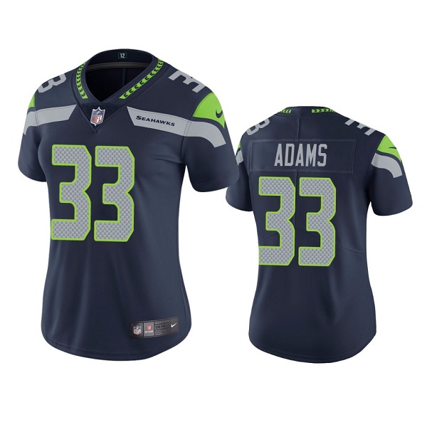 Seattle Seahawks #33 Jamal Adams Women's Navy Vapor Untouchable Limited Stitched Jersey cheap jerseys for sale - CheapJerseys.Shop