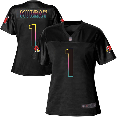 Cardinals #1 Kyler Murray Black Women's Fashion Game Jersey cheap jerseys for sale - CheapJerseys.Shop