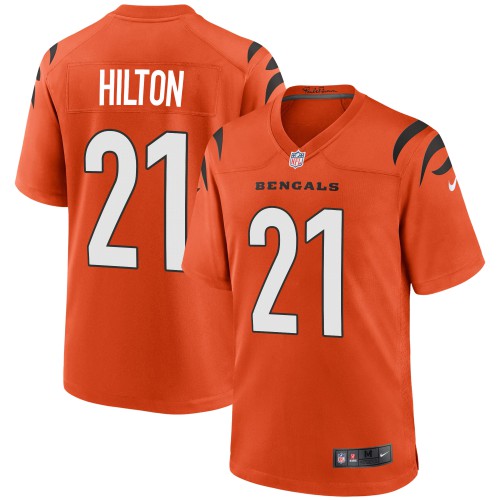 Cincinnati Cincinnati Bengals #21 Mike Hilton Orange Alternate Game Jersey Men's cheap jerseys for sale - CheapJerseys.Shop