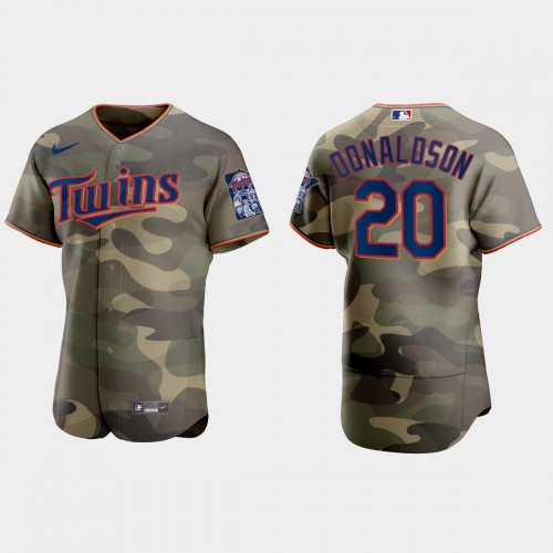 Minnesota Minnesota Twins #20 Josh Donaldson Men's 2021 Armed Forces Day Authentic Jersey -Camo Men's cheap jerseys for sale - CheapJerseys.Shop