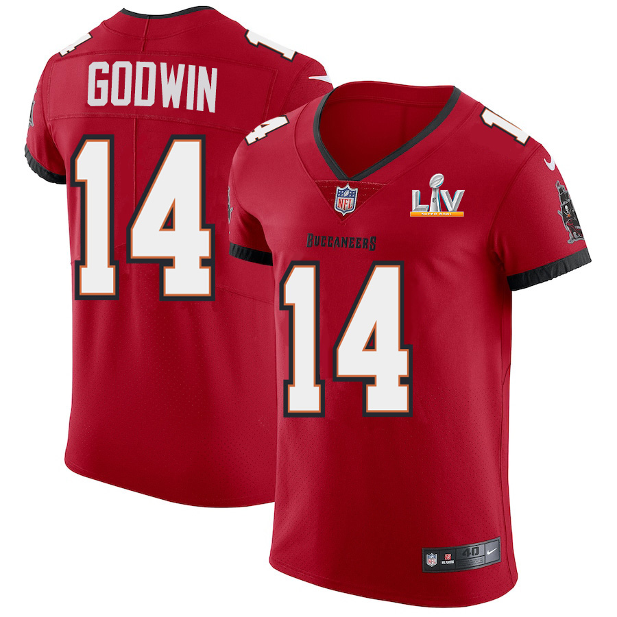 Tampa Bay Buccaneers #14 Chris Godwin Men's Super Bowl LV Bound Red Vapor Elite Jersey cheap jerseys for sale - CheapJerseys.Shop
