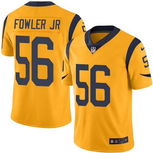 Los Angeles Rams #56 Dante Fowler Jr Gold Men's Stitched Limited Rush Jersey Men's cheap jerseys for sale - CheapJerseys.Shop
