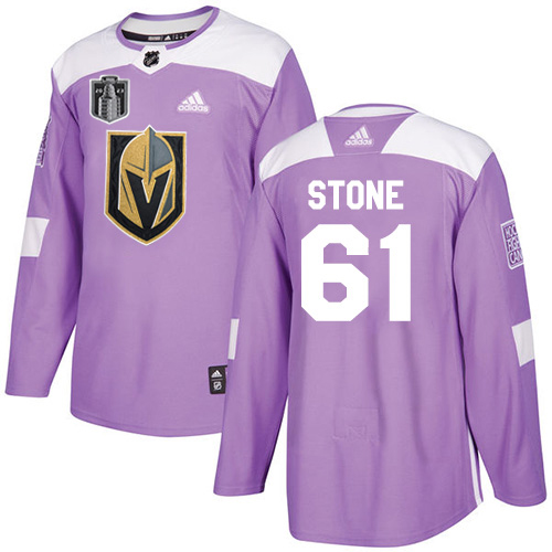 Golden Knights #61 Mark Stone Purple 2023 Stanley Cup Final Patch Authentic Fights Cancer Stitched Jersey cheap jerseys for sale - CheapJerseys.Shop