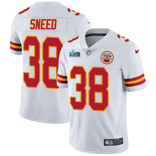 Chiefs #38 L'Jarius Sneed White Super Bowl LVII Patch Men's Stitched Vapor Untouchable Limited Jersey cheap jerseys for sale - CheapJerseys.Shop