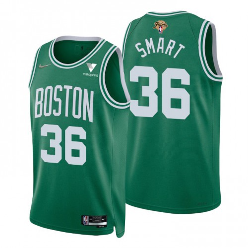 Boston Boston Celtics #36 Marcus Smart Green Mens 2022 Finals 75th Anniversary Diamond Icon Edition Swingman Jersey Mens cheap jerseys for sale - CheapJerseys.Shop