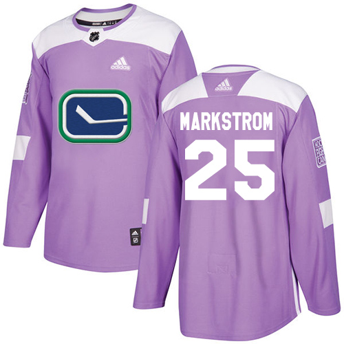 Vancouver Canucks #25 Jacob Markstrom Purple Authentic Fights Cancer Stitched Jersey Men's cheap jerseys for sale - CheapJerseys.Shop
