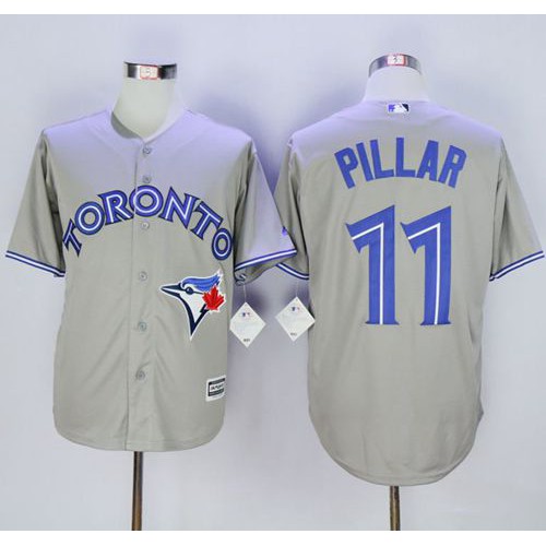 Toronto Blue Jays #11 Kevin Pillar Grey New Cool Base Stitched Jersey Men's cheap jerseys for sale - CheapJerseys.Shop