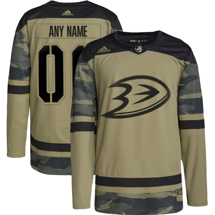 Anaheim Ducks Military Appreciation Team Custom Practice Jersey - Camo cheap jerseys for sale - CheapJerseys.Shop