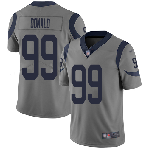 Rams #99 Aaron Donald Gray Men's Stitched Limited Inverted Legend Jersey cheap jerseys for sale - CheapJerseys.Shop
